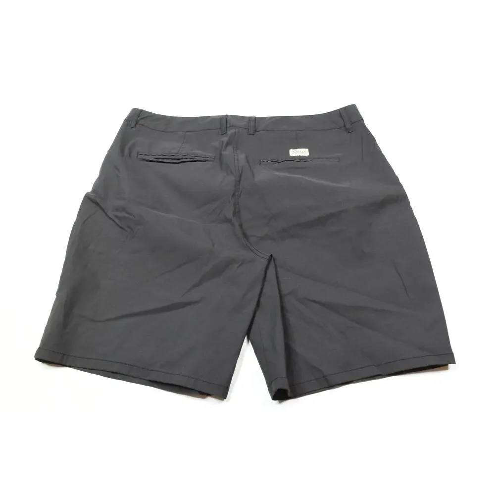 Marsh Wear Shorts Mens 38 Black Lightweight Stretch Drawstring 9